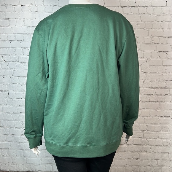 Mighty Fine Green Cherry Sweatshirt Plus Size 2X - Picture 3 of 6